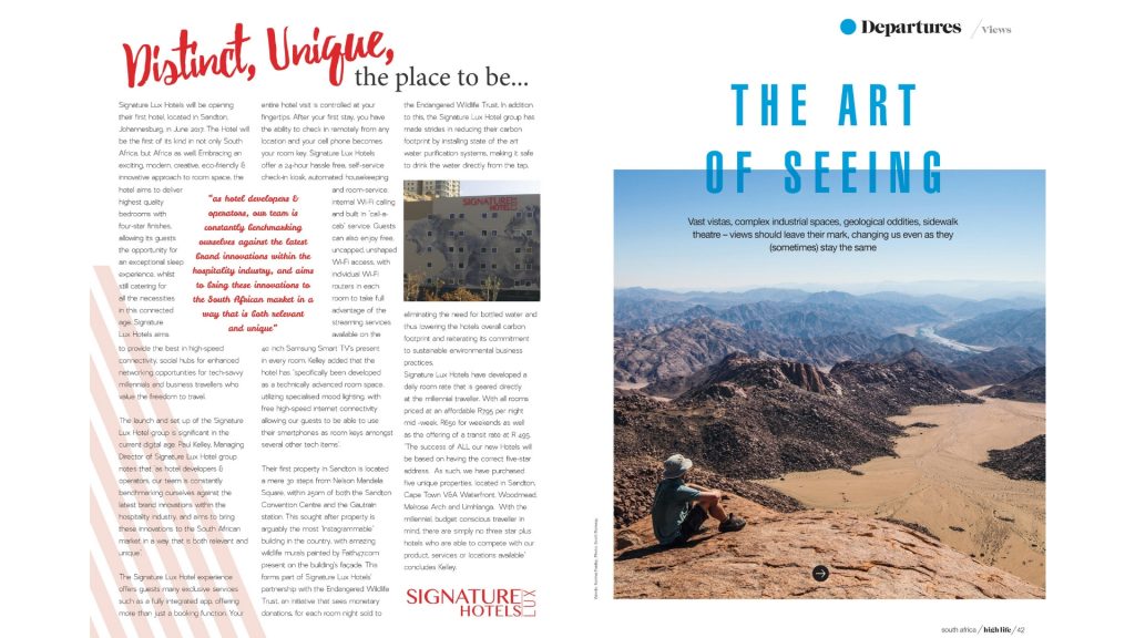 Signature Lux Travel Magazine